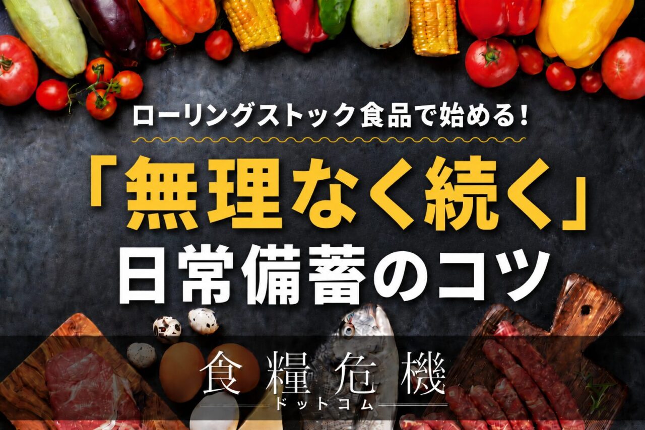 ローリングストック食品で始める！無理なく続く日常備蓄のコツ